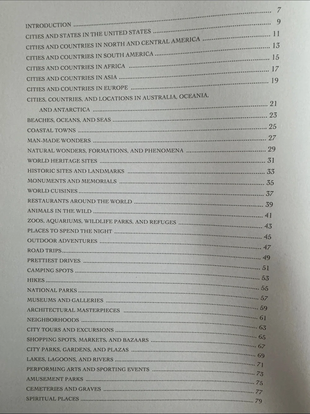 Travel Listology Journal • Exploring The World In Lists Book NEW